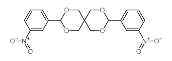 3,9-bis(3-nitrophenyl)-2,4,8,10-tetraoxaspiro[5.5]undecane structure