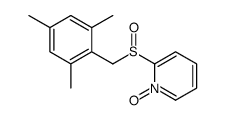 1-oxido-2-[(2,4,6-trimethylphenyl)methylsulfinyl]pyridin-1-ium结构式