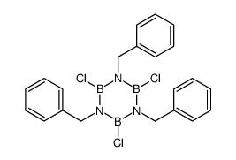 1,3,5-tribenzyl-2,4,6-trichloro-1,3,5,2,4,6-triazatriborinane Structure