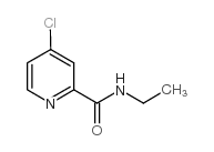 4-氯-n-乙基吡啶甲酰胺结构式