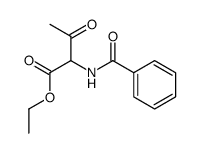 2-benzoylamino-3-oxobutyric acid ethyl ester结构式