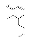 5-butyl-6-methylcyclohex-2-en-1-one Structure
