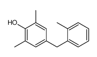 2,6-dimethyl-4-[(2-methylphenyl)methyl]phenol结构式