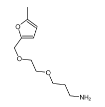3-[2-[(5-methylfuran-2-yl)methoxy]ethoxy]propan-1-amine结构式