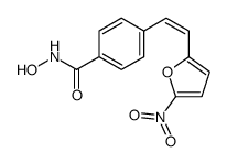 N-hydroxy-4-[2-(5-nitrofuran-2-yl)ethenyl]benzamide Structure