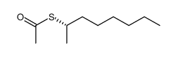 (S)-2-octyl thioacetate结构式