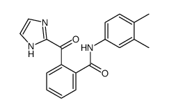 N-(3,4-dimethylphenyl)-2-(1H-imidazole-2-carbonyl)benzamide结构式