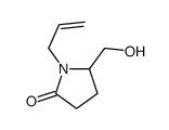 1-Allyl-5-(hydroxyMethyl)pyrrolidin-2-one结构式