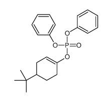 (4-tert-butylcyclohexen-1-yl) diphenyl phosphate Structure