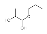 1-propoxypropane-1,2-diol Structure