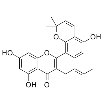 桑皮酮A结构式