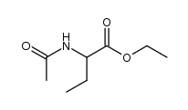 2-(N-Acetylamino-)-buttersaeureethylester结构式