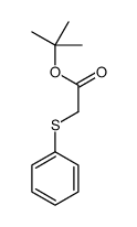 tert-butyl 2-phenylsulfanylacetate Structure