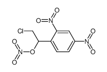 2-chloro-1-(2,4-dinitro-phenyl)-1-nitryloxy-ethane Structure