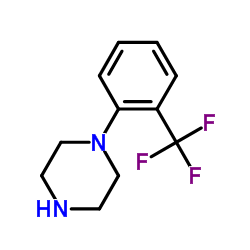 1-(2-三氟甲苯基)哌嗪结构式