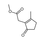methyl 2-(2-methyl-5-oxocyclopenten-1-yl)acetate Structure