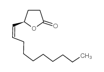 (R,z)-5-(1-癸基)二氢呋喃-2(3h)-酮结构式