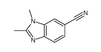 1H-Benzimidazole-6-carbonitrile,1,2-dimethyl-(9CI) Structure