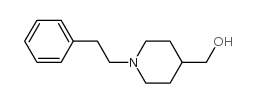 [1-(2-苯基乙基)哌啶-4-基]甲醇结构式