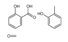 水杨酸与甲醛及2-甲酚的聚合物结构式