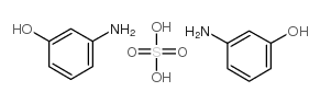 3-氨基苯酚硫酸盐结构式