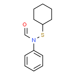 N-(cyclohexylthio)-N-phenylformamide Structure