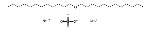 diazanium,1-dodecoxydodecane,sulfate Structure