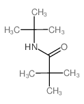 N-tert-Butylpivalic acid amide结构式