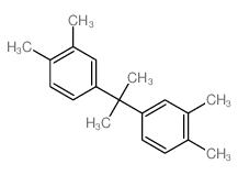 Benzene,1,1'-(1-methylethylidene)bis[3,4-dimethyl-结构式