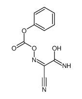 [(2-amino-1-cyano-2-oxoethylidene)amino] phenyl carbonate结构式