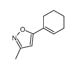 Isoxazole, 5-(1-cyclohexen-1-yl)-3-methyl- (7CI,8CI,9CI) Structure