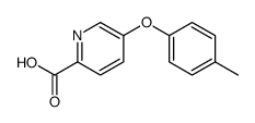 5-(4-methylphenoxy)pyridine-2-carboxylic acid Structure