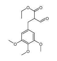ethyl 2-formyl-3-(3,4,5-trimethoxyphenyl)propionate结构式