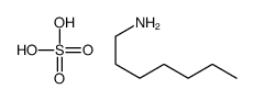 heptan-1-amine, sulfuric acid Structure