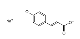 4-Methoxybenzeneacrylic acid sodium salt Structure
