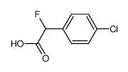 2-(4-氯苯基)-2-氟乙酸结构式