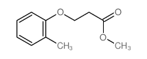 methyl 3-(2-methylphenoxy)propanoate Structure