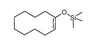 (E/Z)-1-[(trimethylsilyl)oxy]cyclodec-1-ene结构式