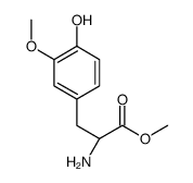 3-Methoxy-L-tyrosine methyl ester Structure