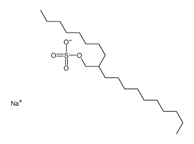 2-辛基-1-十二烷醇硫酸氢结构式
