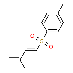 Benzene, 1-methyl-4-[[(1E)-3-methyl-1,3-butadienyl]sulfonyl]- (9CI)结构式
