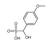 alpha-hydroxy-p-methoxytoluene-alpha-sulphonic acid Structure
