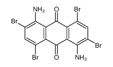 1,5-diamino-2,4,6,8-tetrabromoanthraquinone结构式