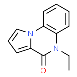 Pyrrolo[1,2-a]quinoxalin-4(5H)-one, 5-ethyl- (9CI)结构式