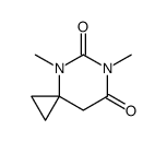 4,6-dimethyl-4,6-diazaspiro[2.5]octane-5,7-dione结构式