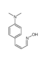 2-Propenal, 3-(4-(dimethylamino)phenyl)-, oxime结构式
