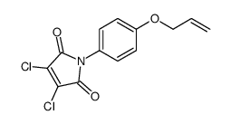 3,4-dichloro-1-(4-prop-2-enoxyphenyl)pyrrole-2,5-dione Structure