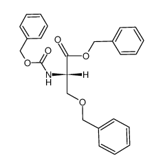 benzylO-benzyl-N-((benzyloxy)carbonyl)-L-serinate Structure