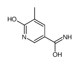 3-Pyridinecarboxamide,1,6-dihydro-5-methyl-6-oxo-(9CI) Structure
