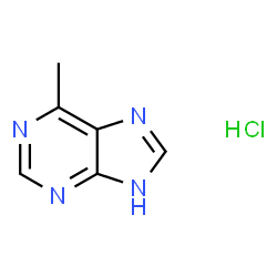 6-Methyl-9H-purine hydrochloride结构式